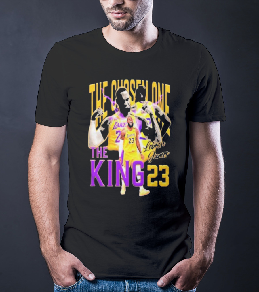 The Chosen One The King 23 LeBron James Lakers T-Shirt
