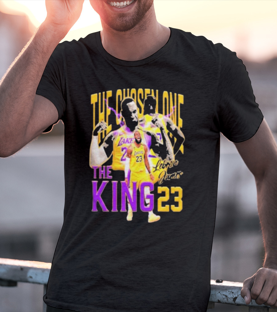 The Chosen One The King 23 LeBron James Lakers T-Shirt