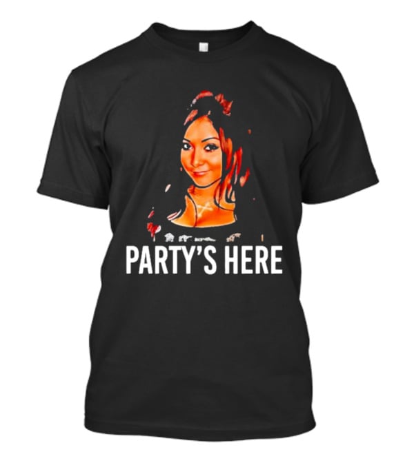 Snooki Party's Here Nicole Polizzi Iconic T-Shirt