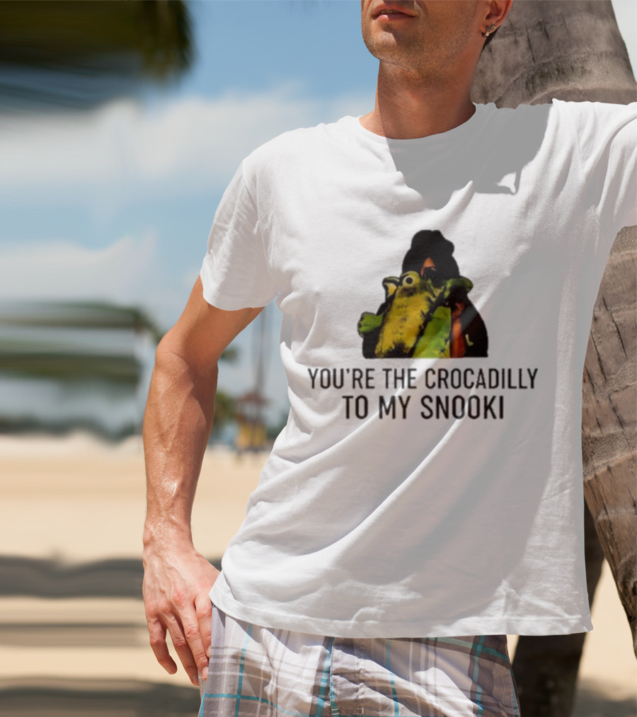You're The Crocadilly To My Snooki Fun Colorful Frog T-Shirt