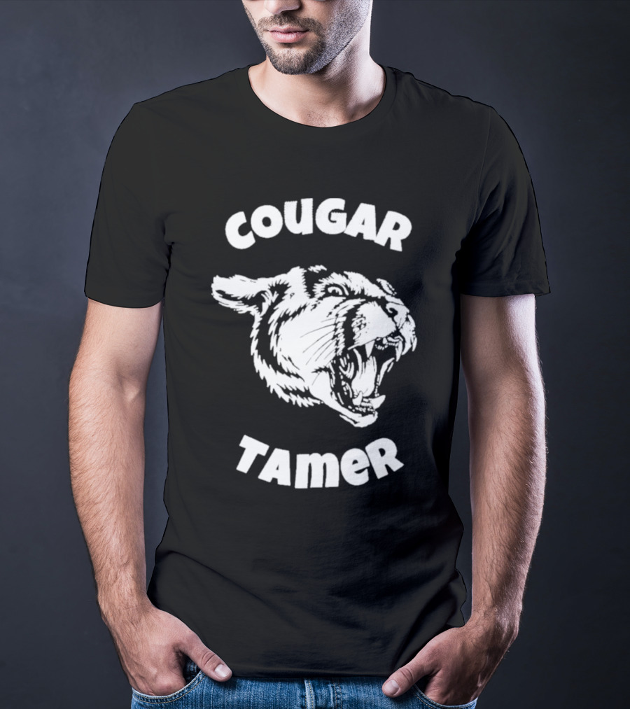 Cougar Tamer For Husband Of Hot Cougar Wife T-Shirt