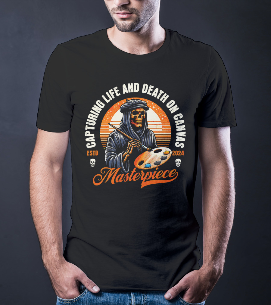 Capturing Life And Death On Canvas Masterpiece ESTD T-Shirt