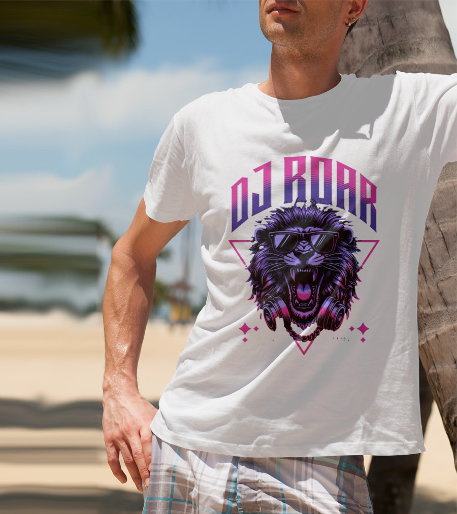 DJ Roar Lion Head HTTL Apparal T-Shirt