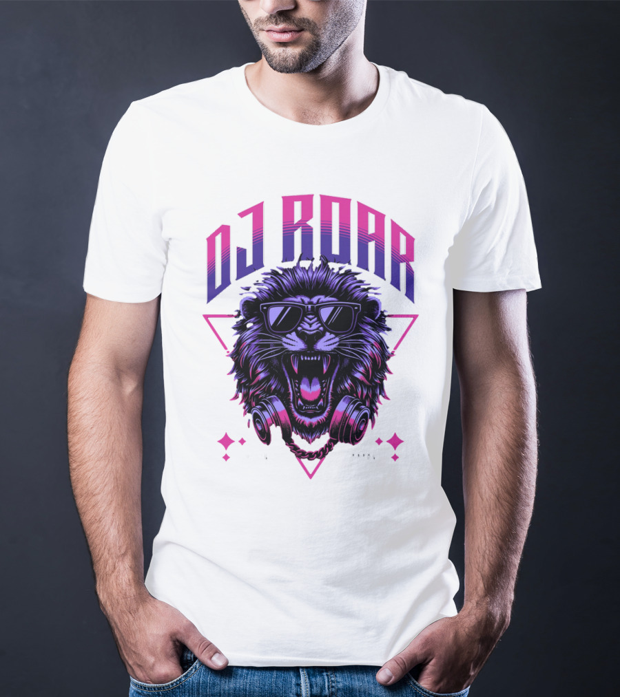 DJ Roar Lion Head HTTL Apparal T-Shirt