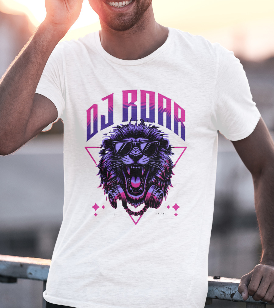 DJ Roar Lion Head HTTL Apparal T-Shirt