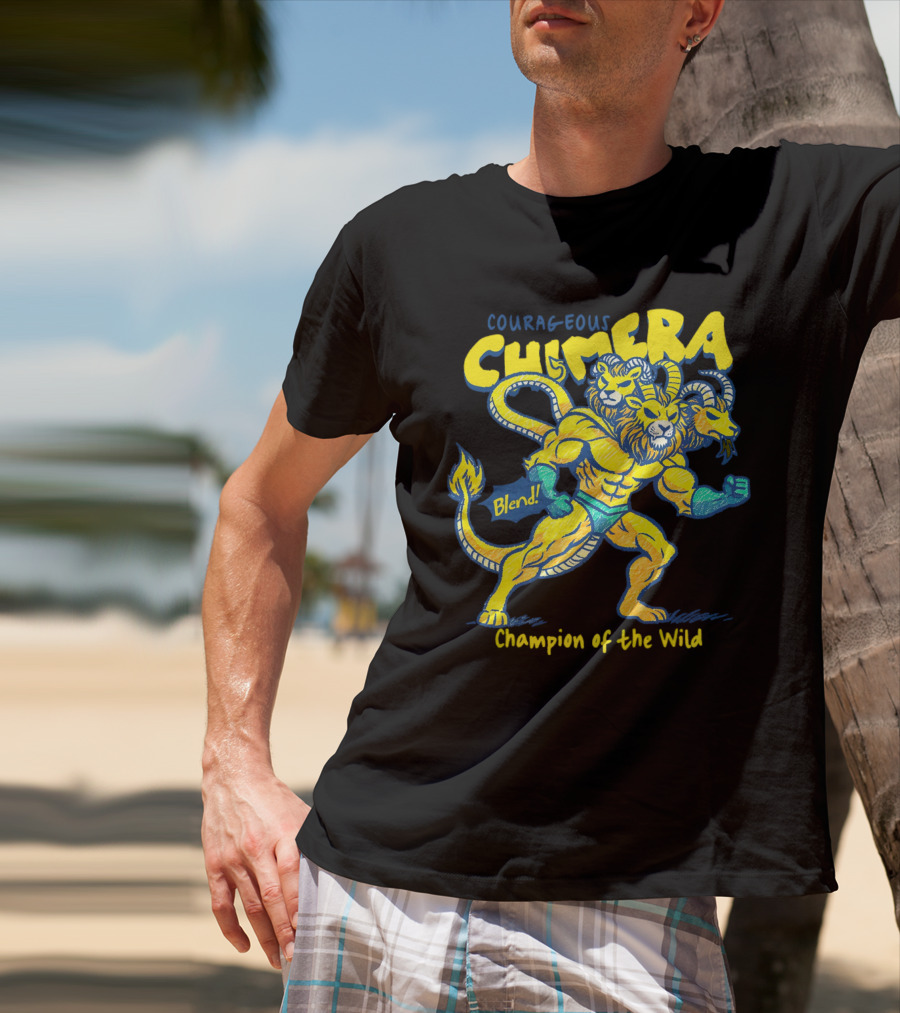 Courageous Chimera Champion Of The Wild Blend T-Shirt