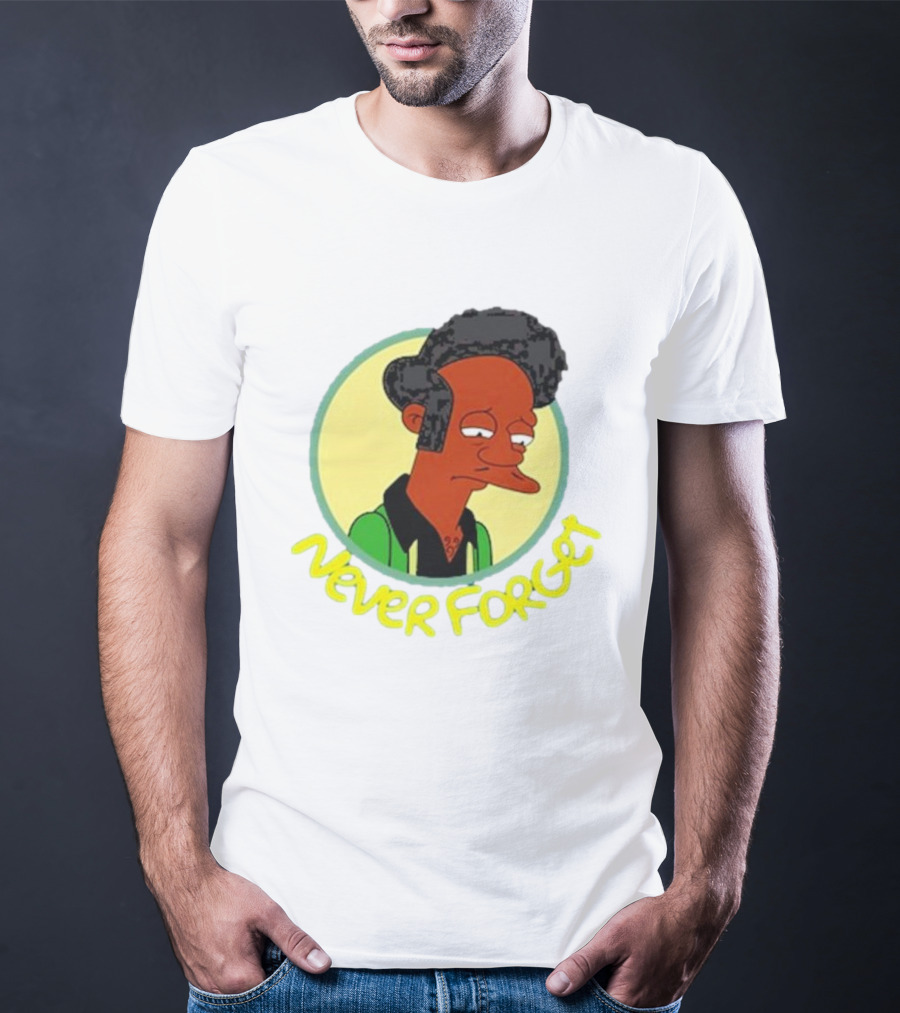 Never Forget Apu Simpsons Character T-Shirt