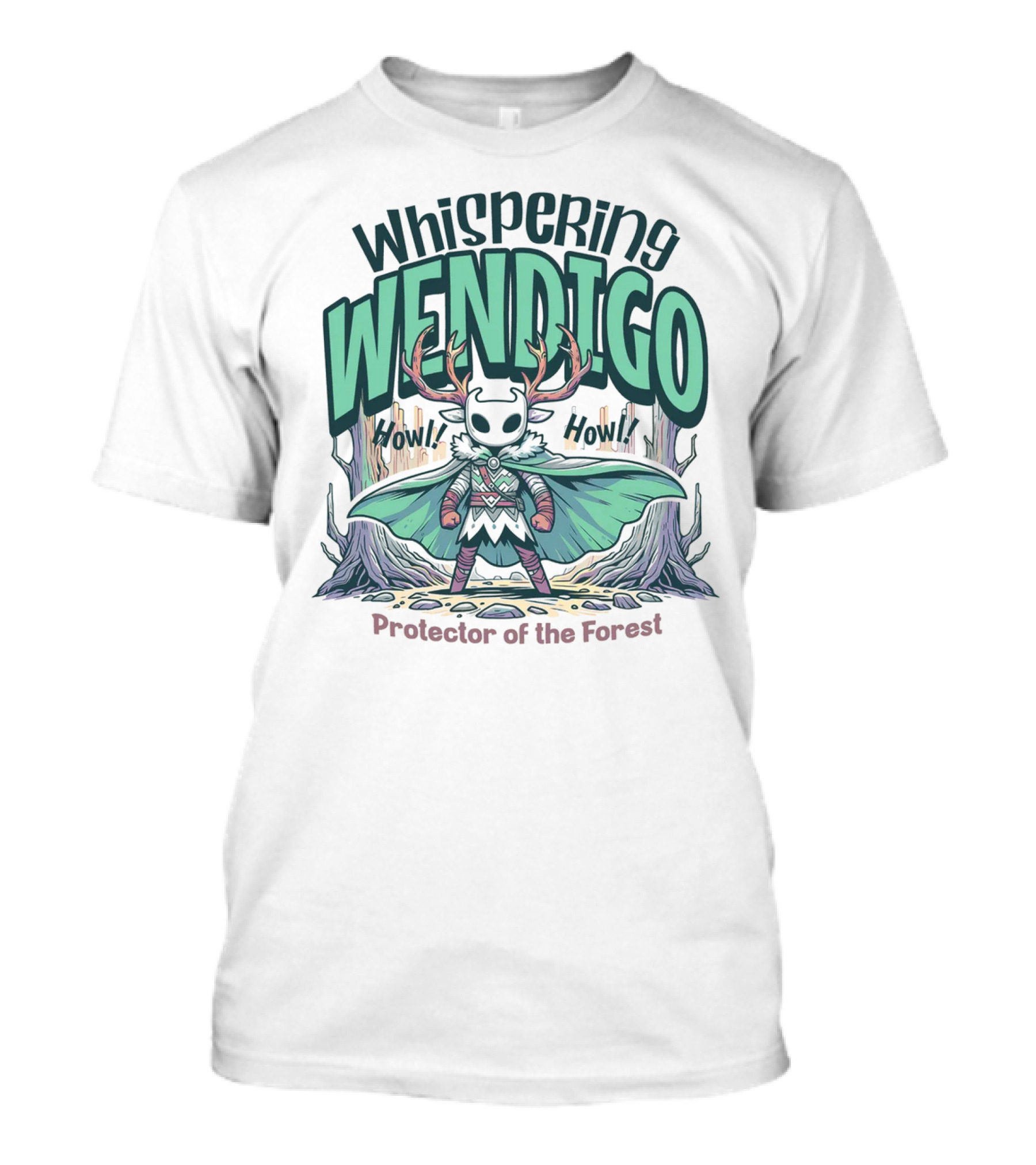Whispering Wendigo Protector Of The Forest T-Shirt