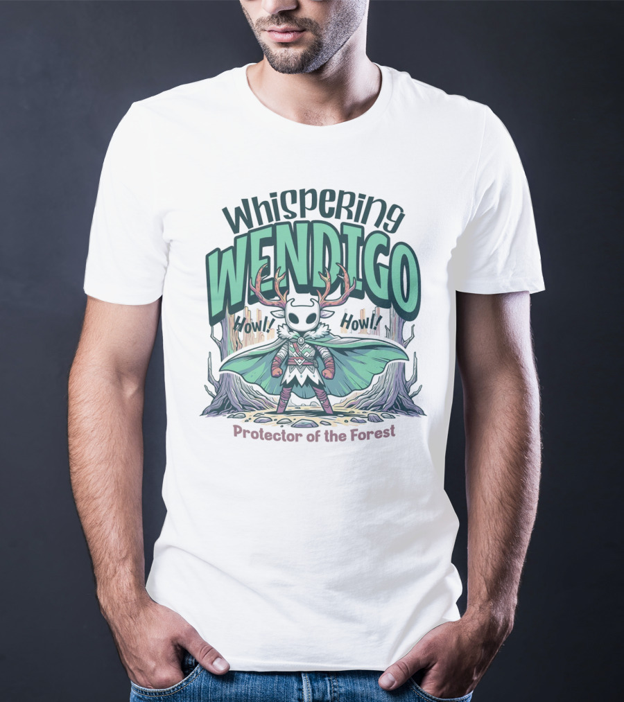 Whispering Wendigo Protector Of The Forest T-Shirt