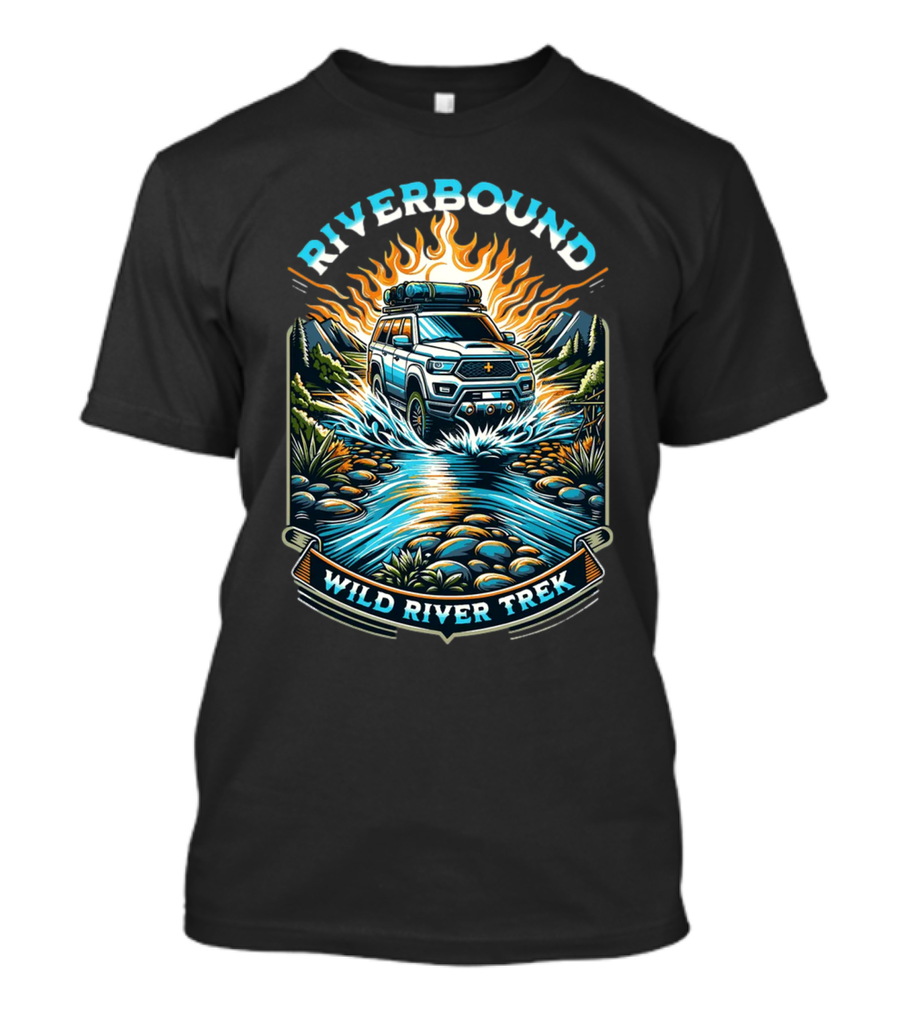 Riverbound Wild River Trek Adventurebound Off-Road Expedition T-Shirt