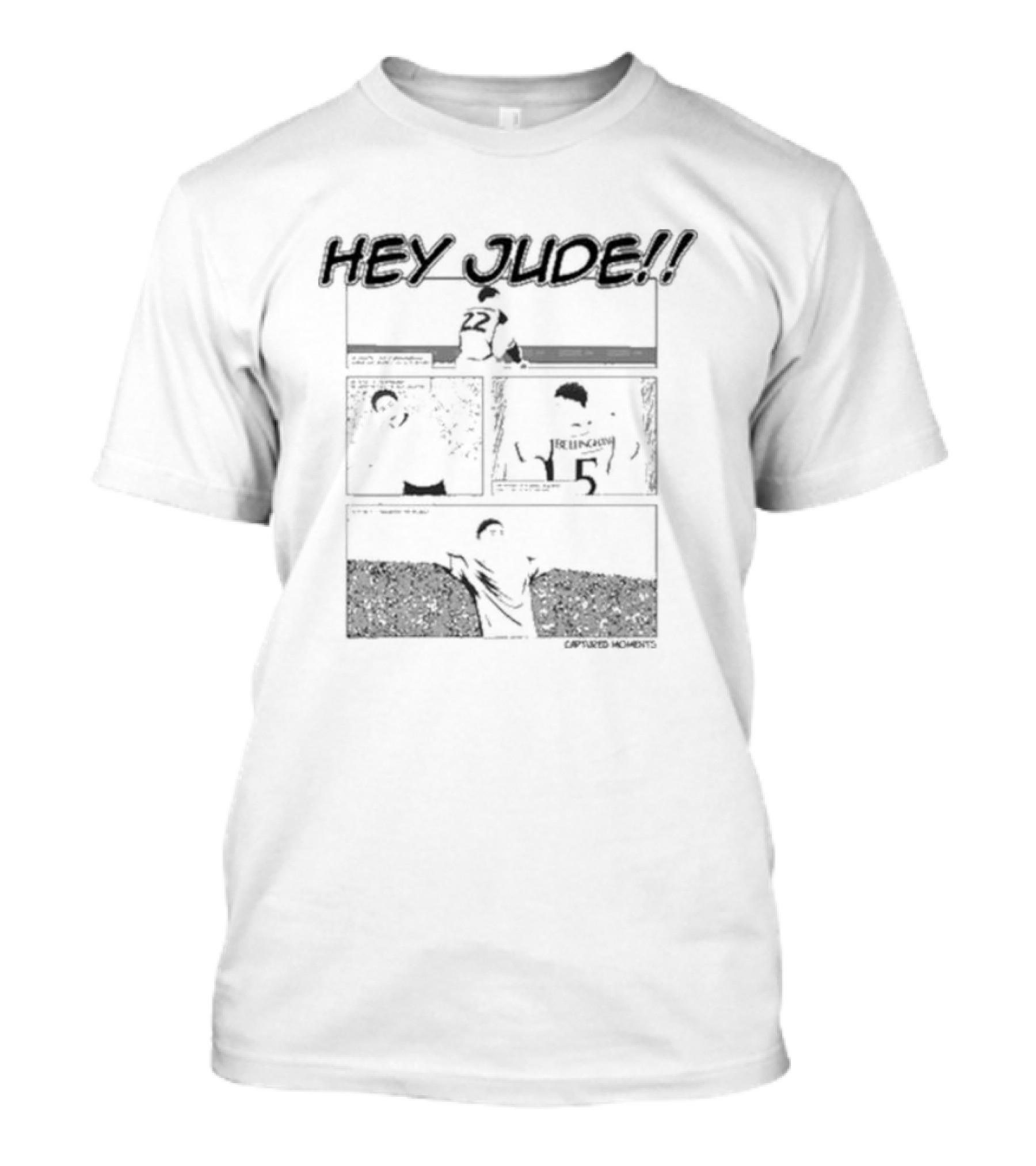HEY JUDE Number 22 Football Comic Captured Moments T-Shirt