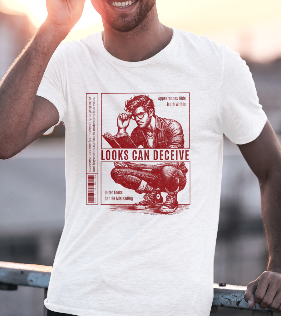 Looks Can Deceive Appearances Hide Truth Within Outer Looks Can Be Misleading T-Shirt