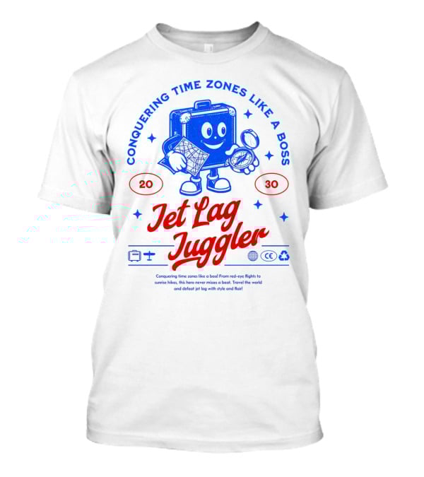 Jet Lag Juggler Conquering Time Zones Like A Boss T-Shirt