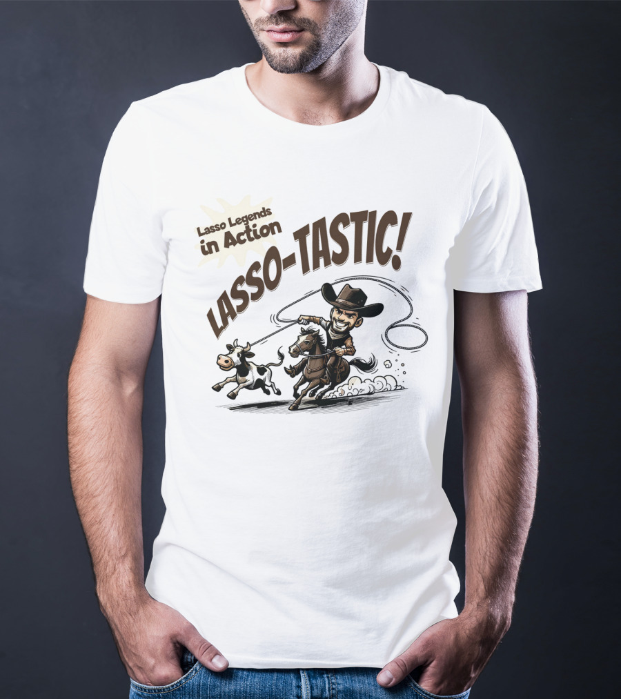 Lasso Legends In Action Lasso-Tastic Cowboy Adventure T-Shirt