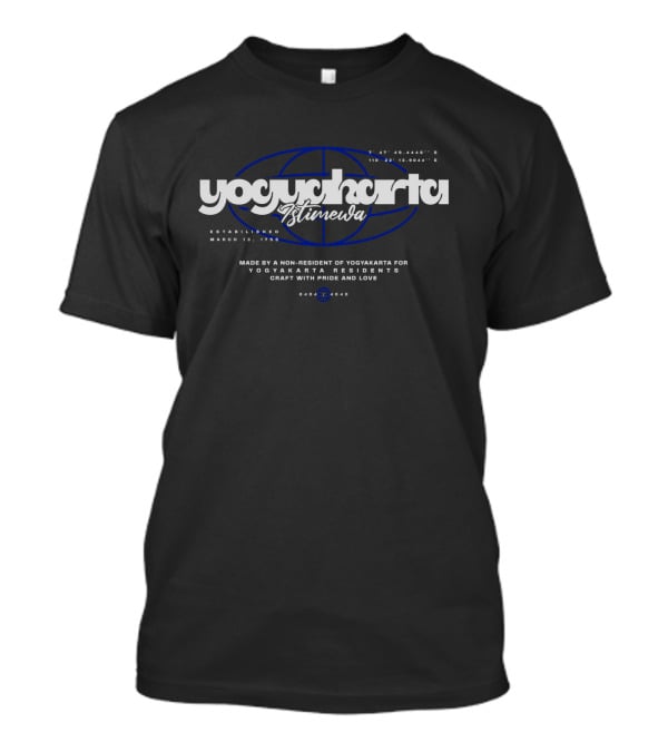 Yogyakarta Istimewa Coordinates Established March 13 1985 Craft With Pride And Love T-Shirt