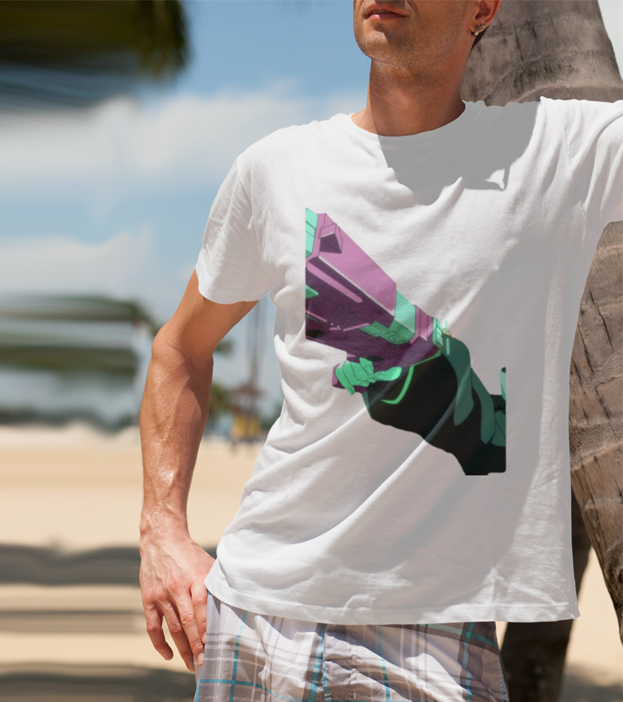 Rebecca Cyberpunk Edgerunners Aesthetic Gun T-Shirt