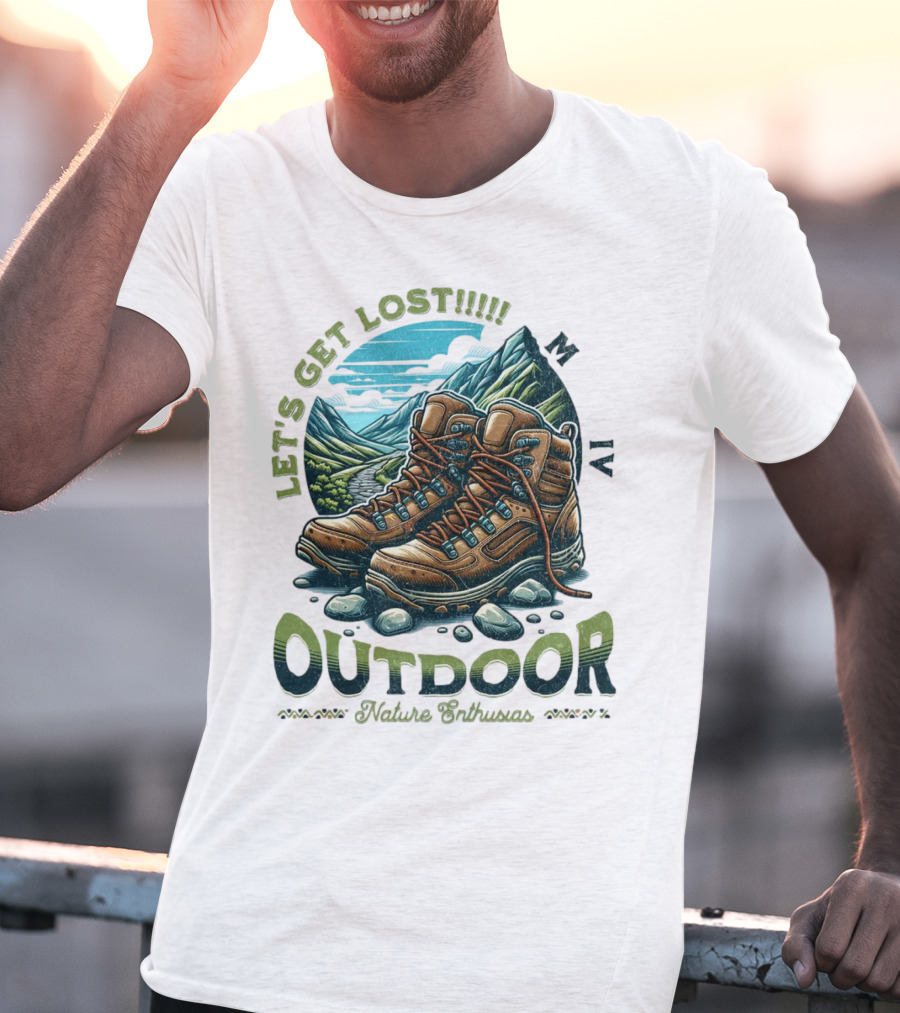 LET'S GET LOST OUTDOOR NATURE ENTHUSIAST T-Shirt