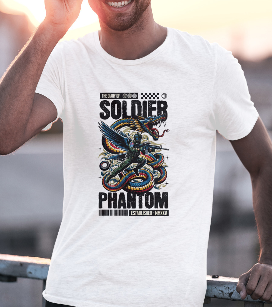 The Diary Of Soldier Phantom Established MMXXV T-Shirt