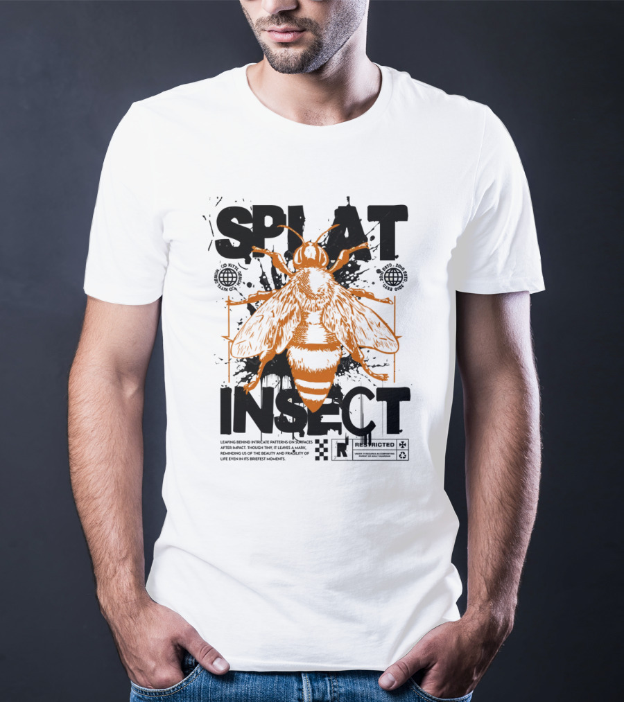 Splat Insect Restricted Warning T-Shirt