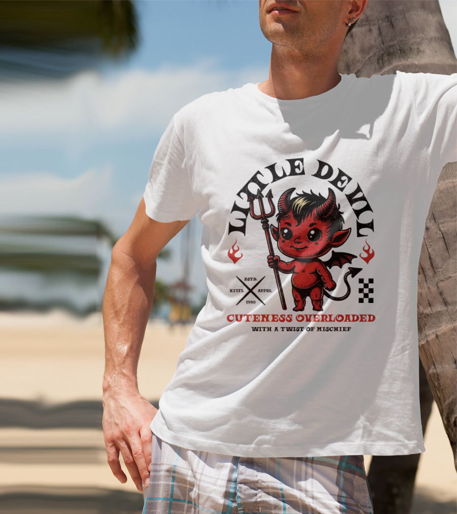 Little Devil Cuteness Overloaded With A Twist Of Mischief T-Shirt