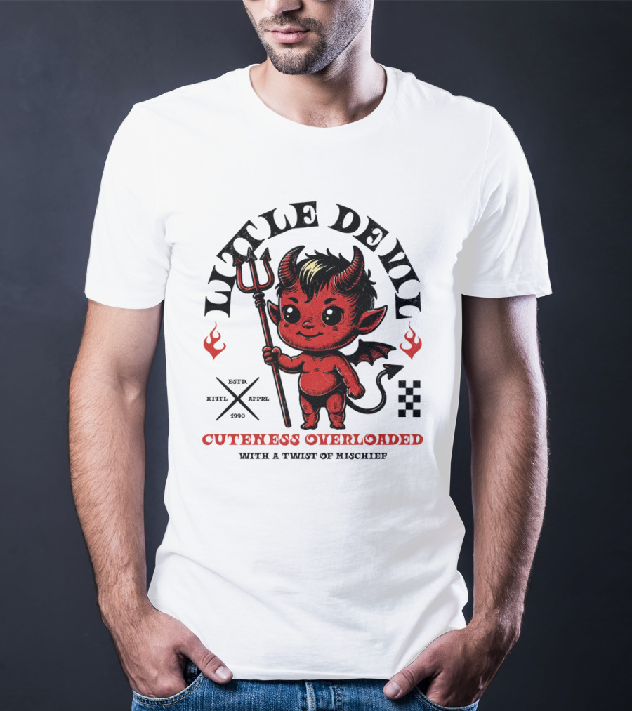 Little Devil Cuteness Overloaded With A Twist Of Mischief T-Shirt