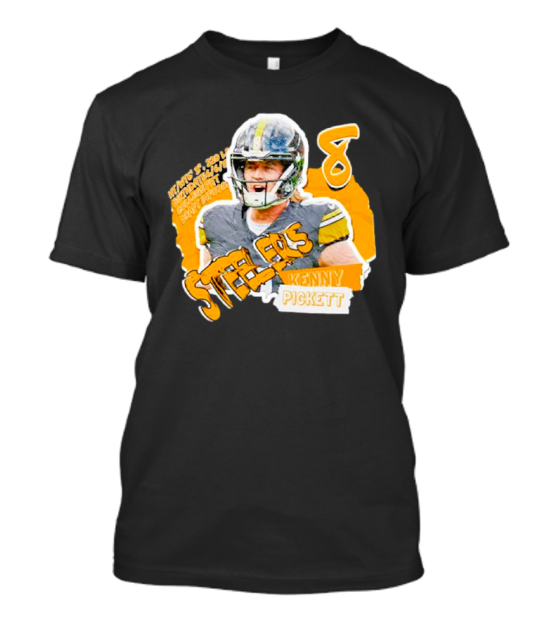 Kenny Pickett Steelers Football Number 8 T-Shirt