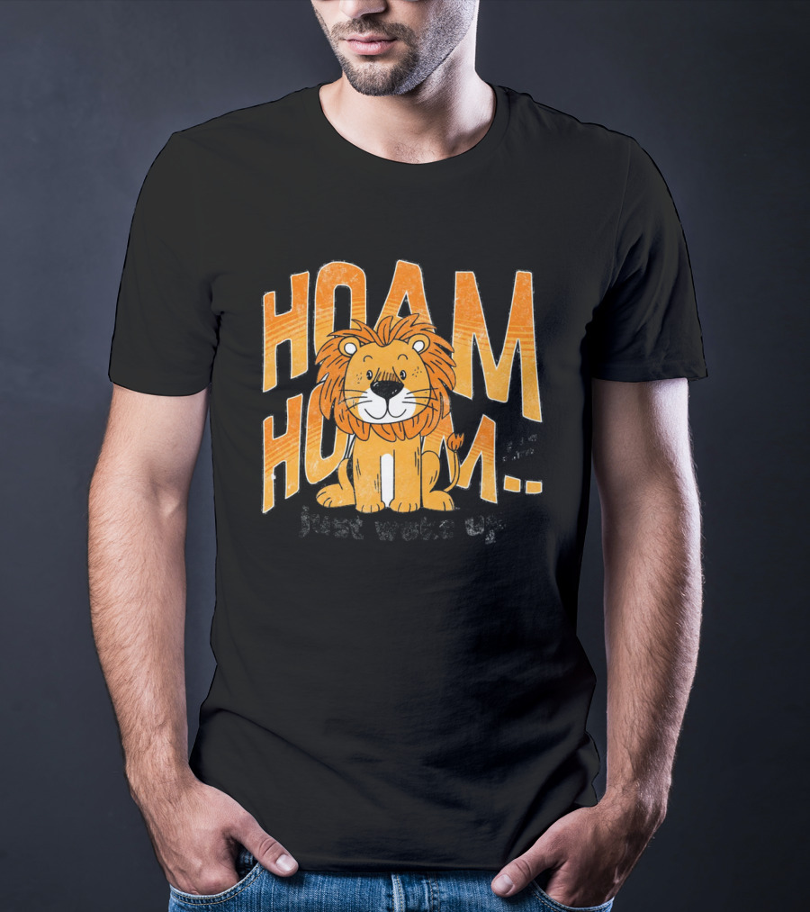 HOAM HOAM Just Woke Up Lion T-Shirt