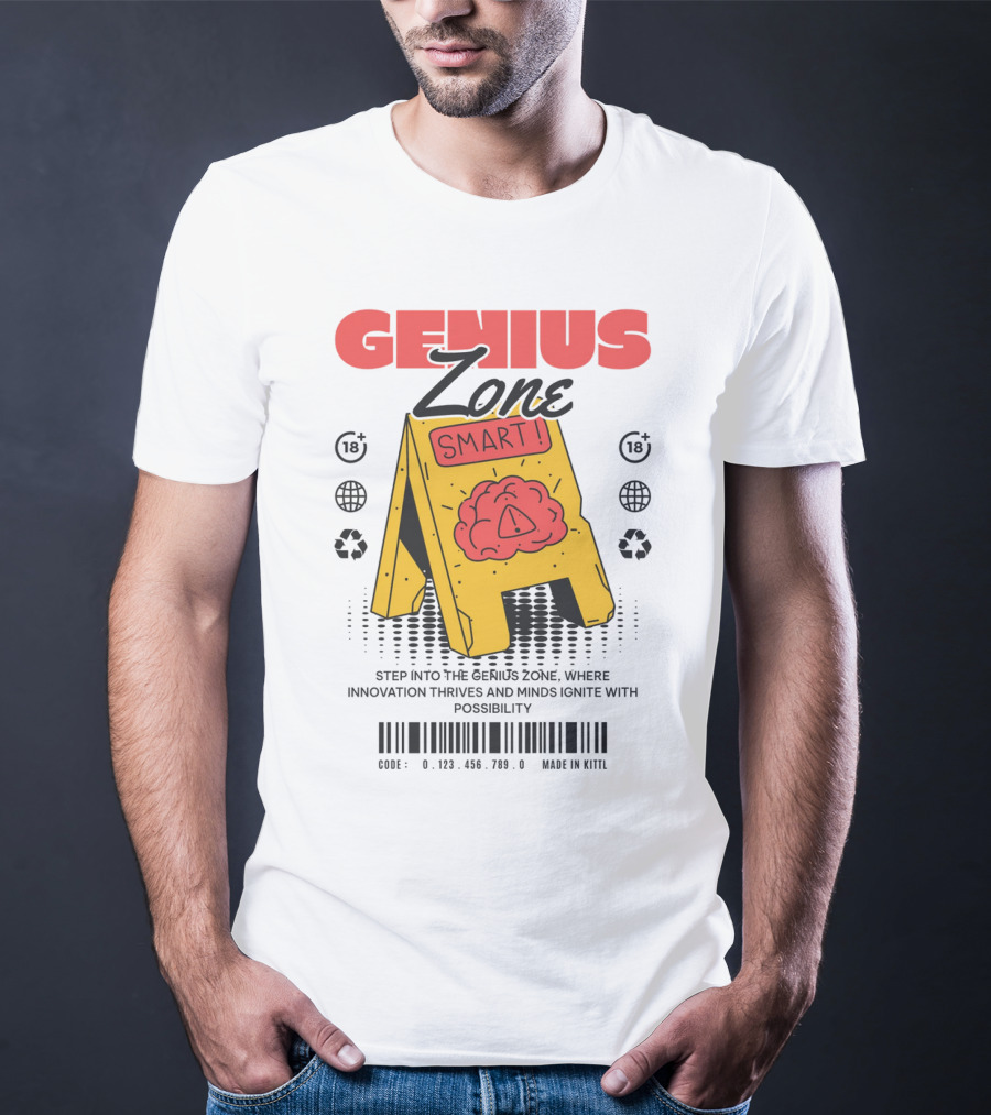 GENIUS ZONE SMART BRAIN SIGN T-Shirt