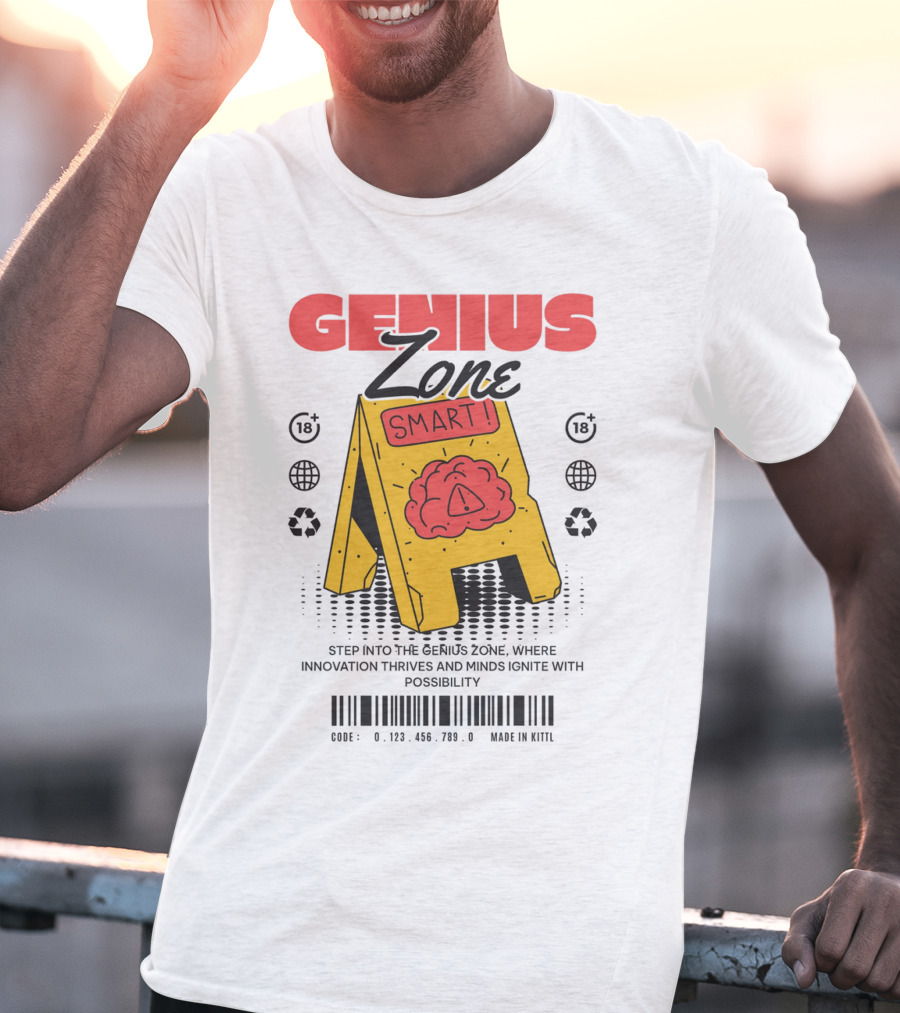 GENIUS ZONE SMART BRAIN SIGN T-Shirt