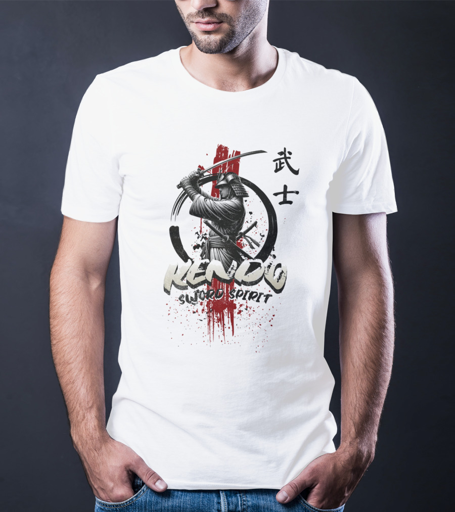 Kendo Sword Spirit Bushido Warrior T-Shirt