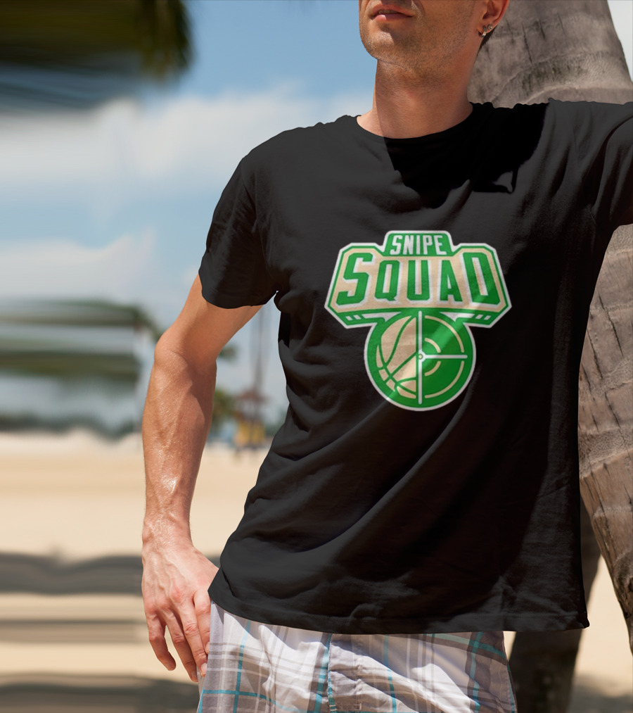 Milwaukee Bucks Snipe Squad Basketball Target Green T-Shirt
