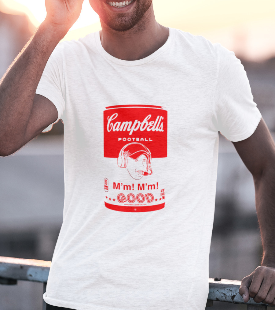 Campbell’s Football M’m M’m Good Soup Headset Coach T-Shirt