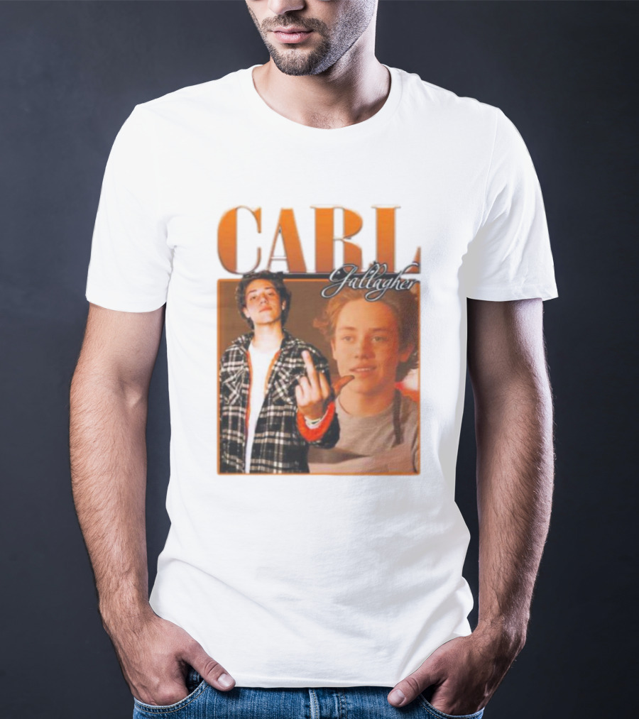 Carl Gallagher 90s Inspired Grunge Aesthetic With Attitude T-Shirt