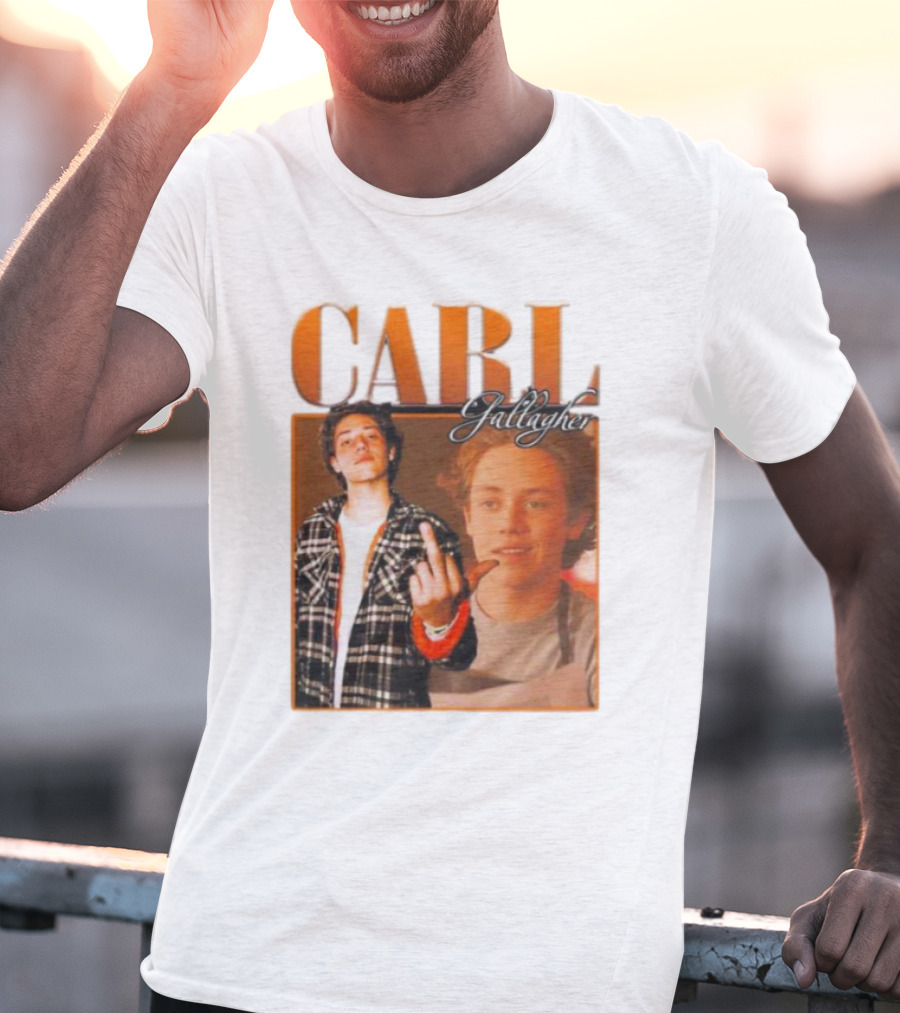 Carl Gallagher 90s Inspired Grunge Aesthetic With Attitude T-Shirt