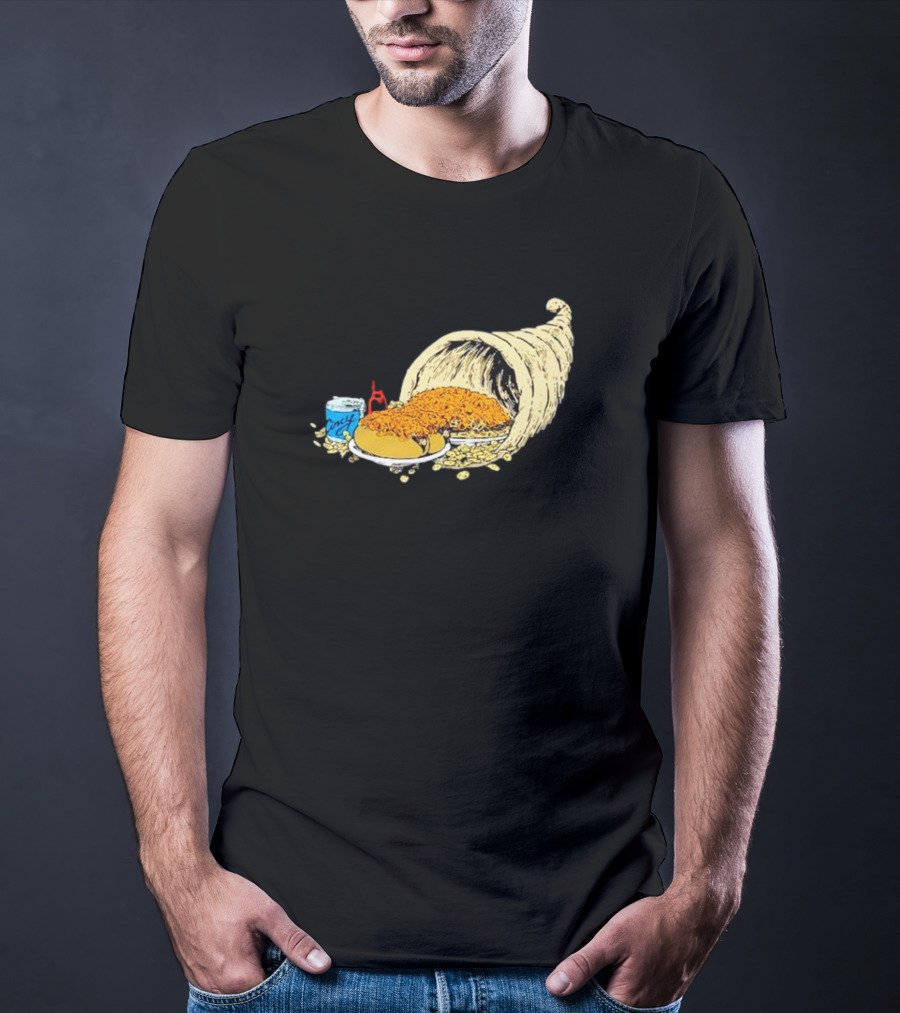 Cincy Copia Cincinnati Skyline Con Coney Cornucopia T-Shirt