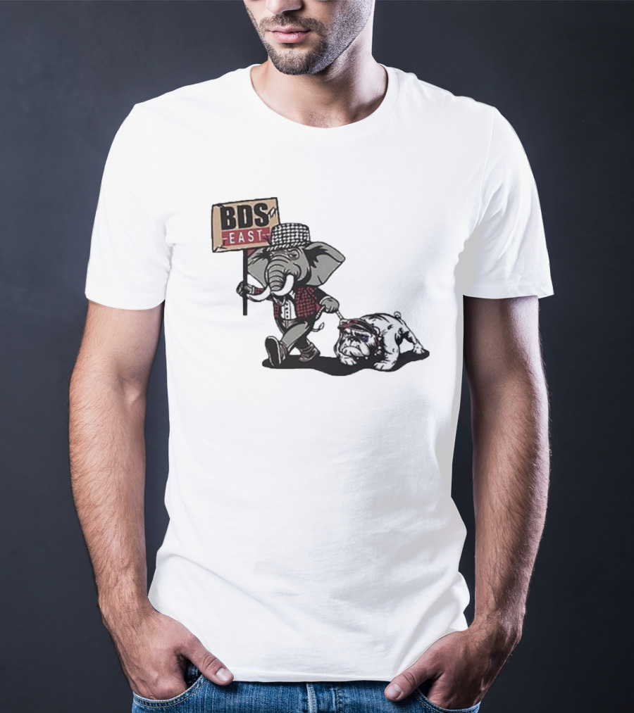 ALABAMA BDS East Elephant With Bulldog T-Shirt