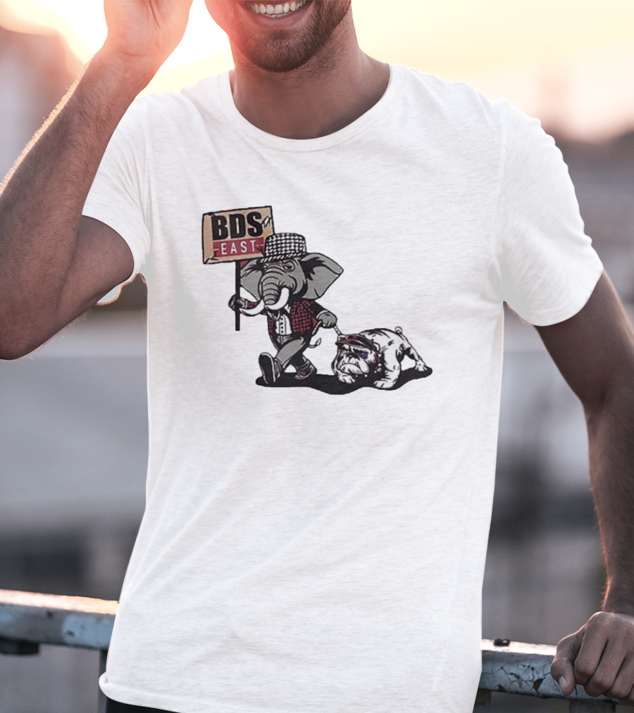 ALABAMA BDS East Elephant With Bulldog T-Shirt