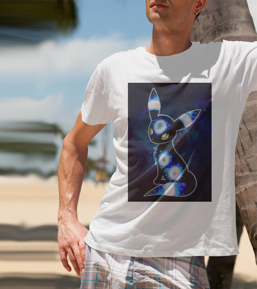 Umbreon Galaxy Cosmic Pokemon T-Shirt