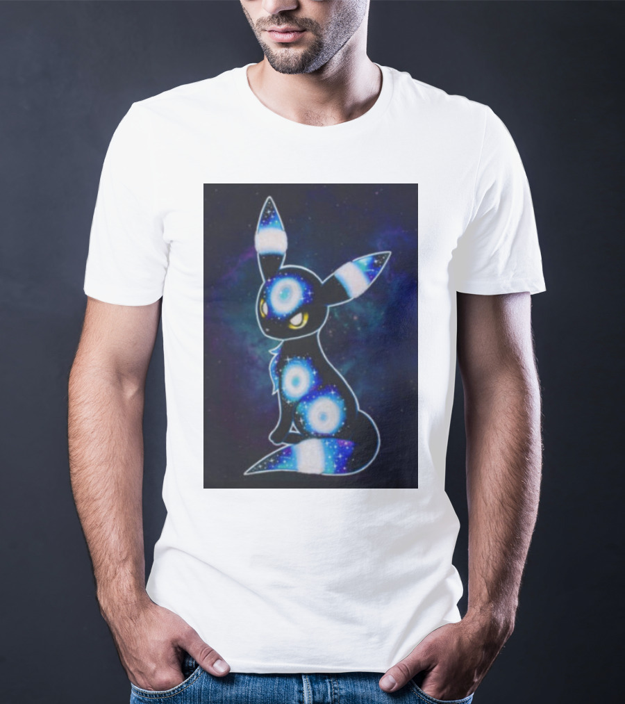 Umbreon Galaxy Cosmic Pokemon T-Shirt