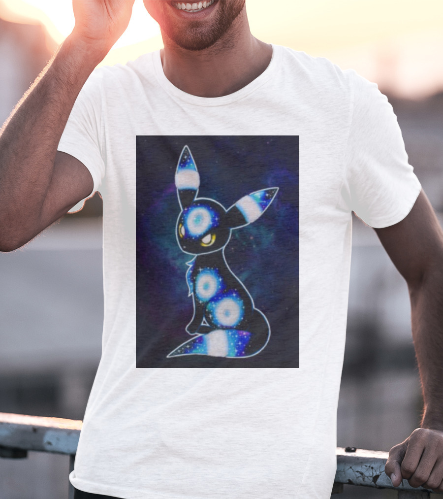 Umbreon Galaxy Cosmic Pokemon T-Shirt