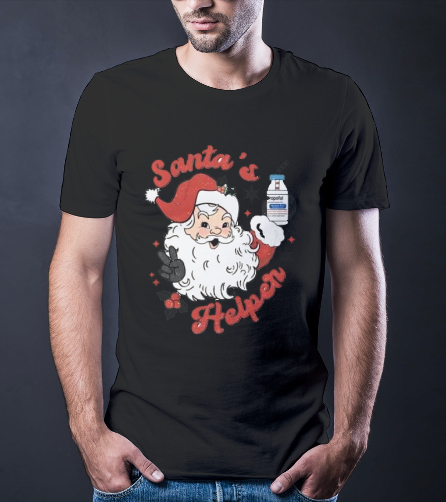 Santa's Helper Christmas Propofol T-Shirt