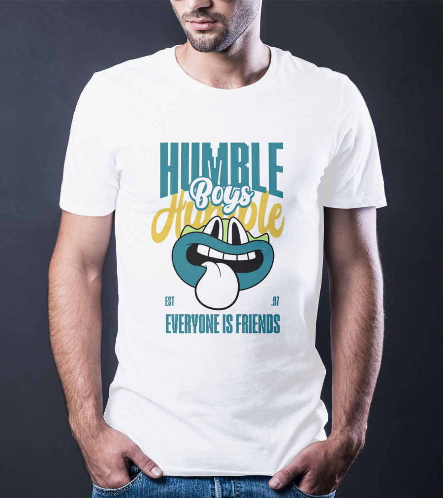 Humble Boys Everyone Is Friends Humble Est. 97 T-Shirt