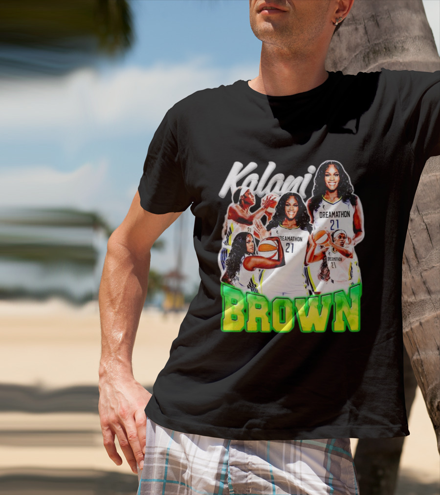 Kalani Brown Dreamathon 21 Basketball Legends T-Shirt
