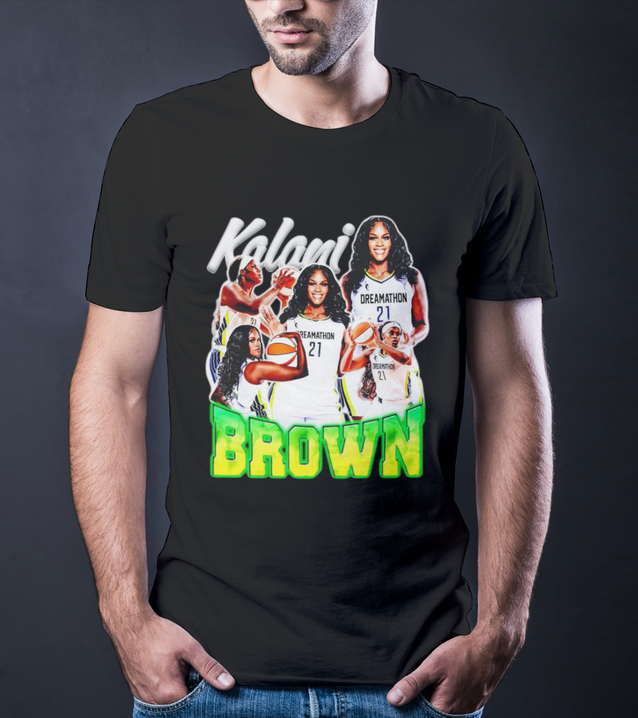 Kalani Brown Dreamathon 21 Basketball Legends T-Shirt