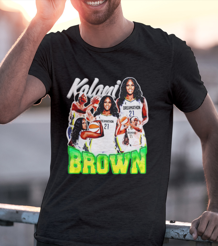 Kalani Brown Dreamathon 21 Basketball Legends T-Shirt