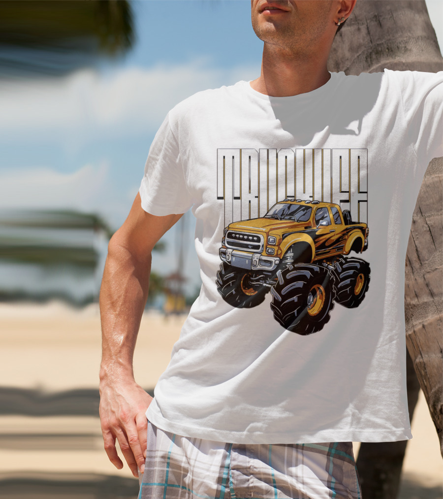 Trucklife Adventure Never Slowing Down Monster Truck T-Shirt