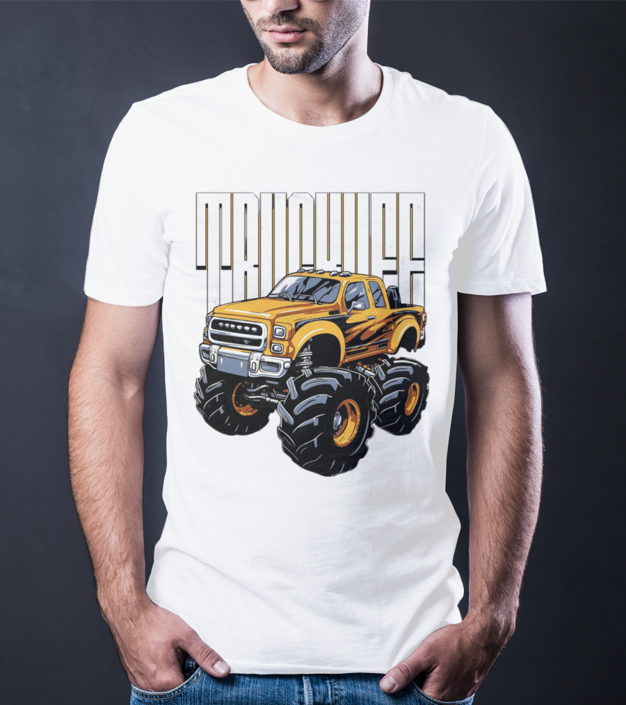 Trucklife Adventure Never Slowing Down Monster Truck T-Shirt