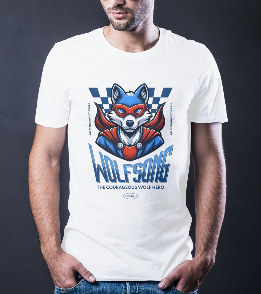 WOLFSONG THE COURAGEOUS WOLF HERO THE LEGENDARY WOLF SPIRIT T-Shirt