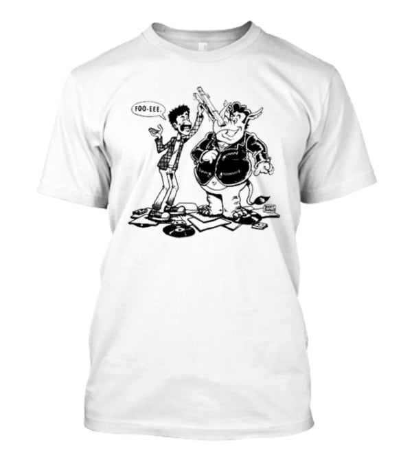 Frank Zappa Beat The Boots Foo-Eee Comic-Style T-Shirt