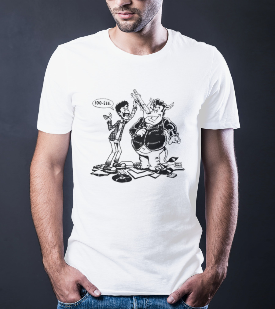 Frank Zappa Beat The Boots Foo-Eee Comic-Style T-Shirt